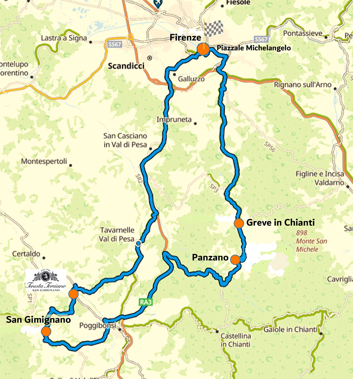 Chianti: Taste drive - 150 km, full day 